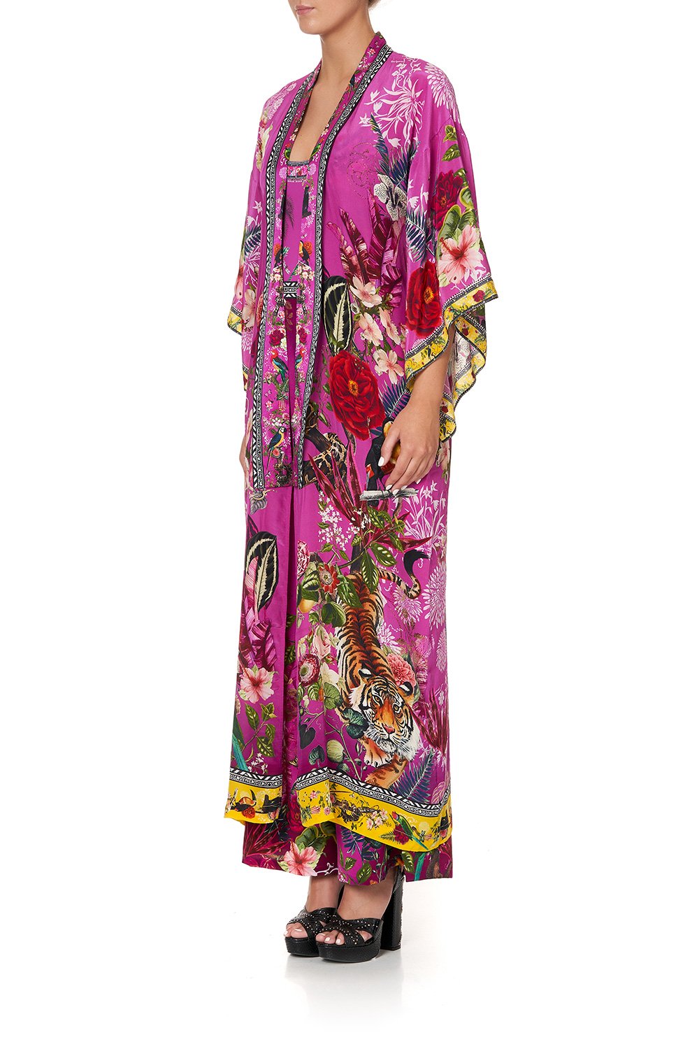 KIMONO COAT JUNGLE LANGUAGE