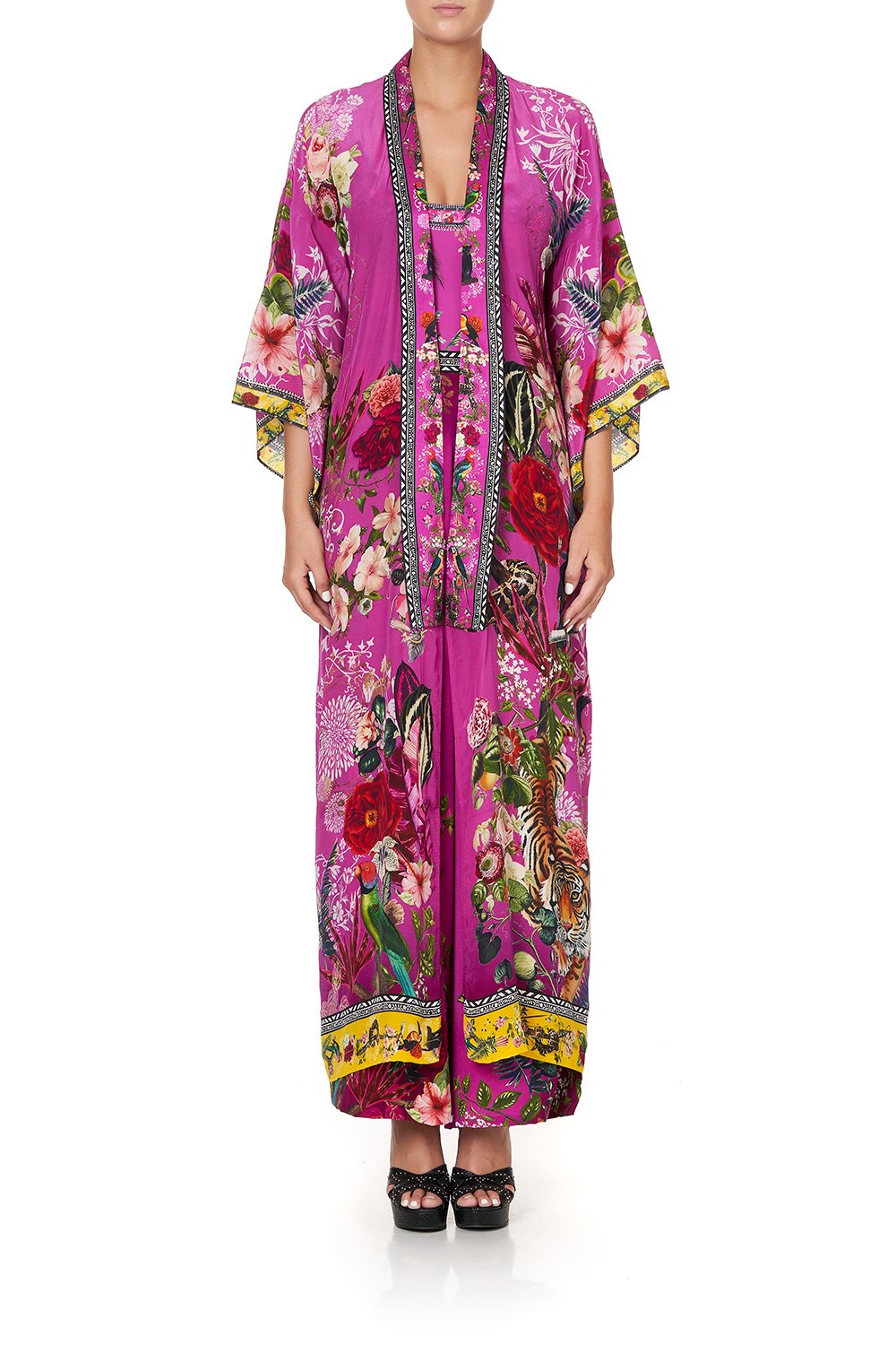 KIMONO COAT JUNGLE LANGUAGE