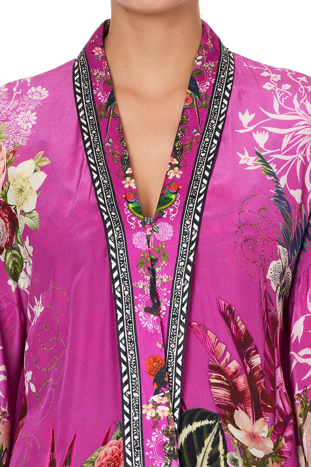 KIMONO COAT JUNGLE LANGUAGE