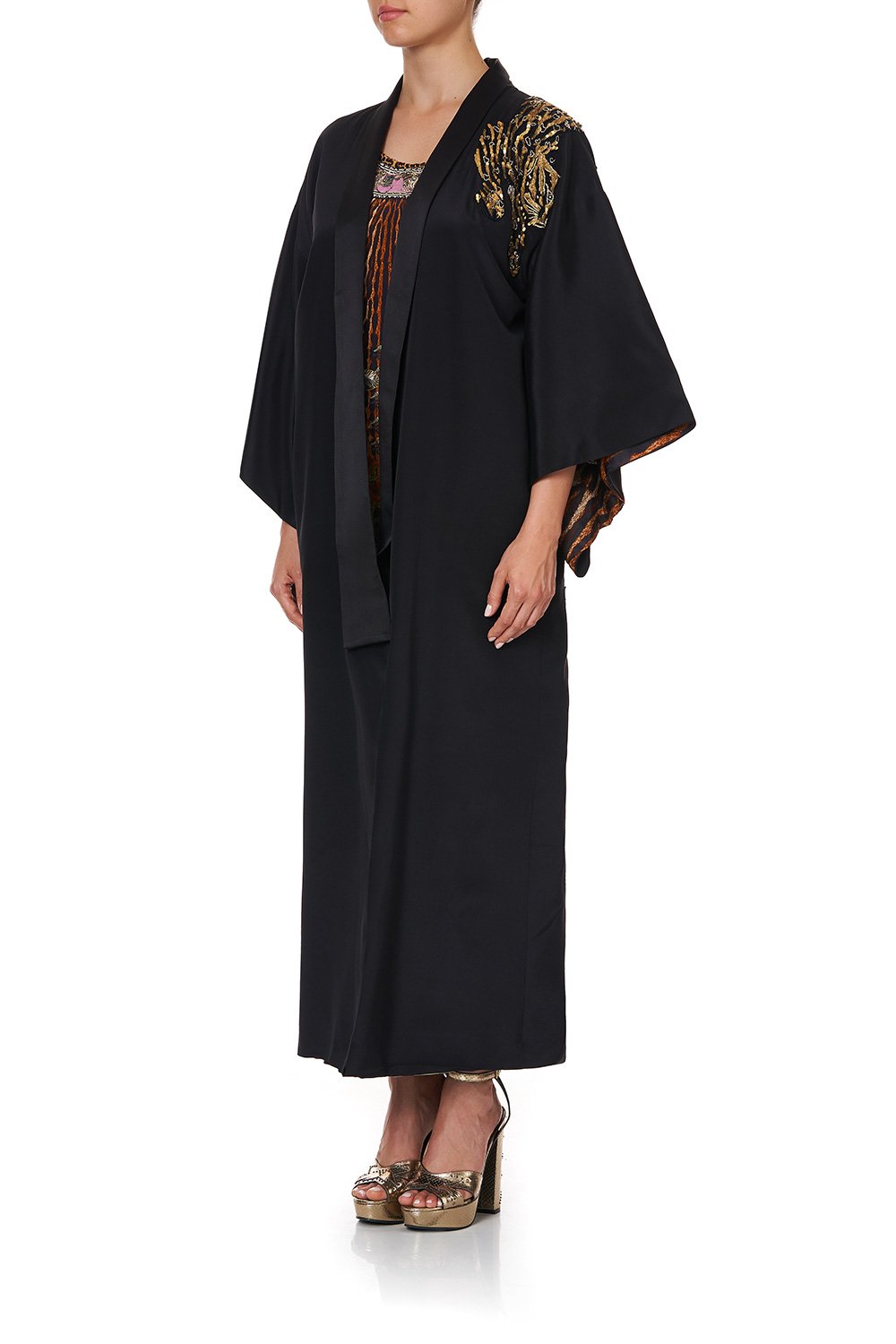 KIMONO COAT WILD AZAL