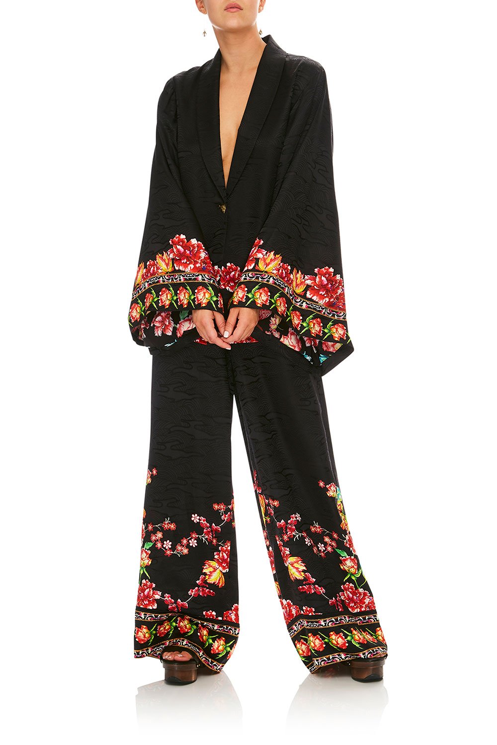 CAMILLA PAINTED LAND KIMONO JACKET