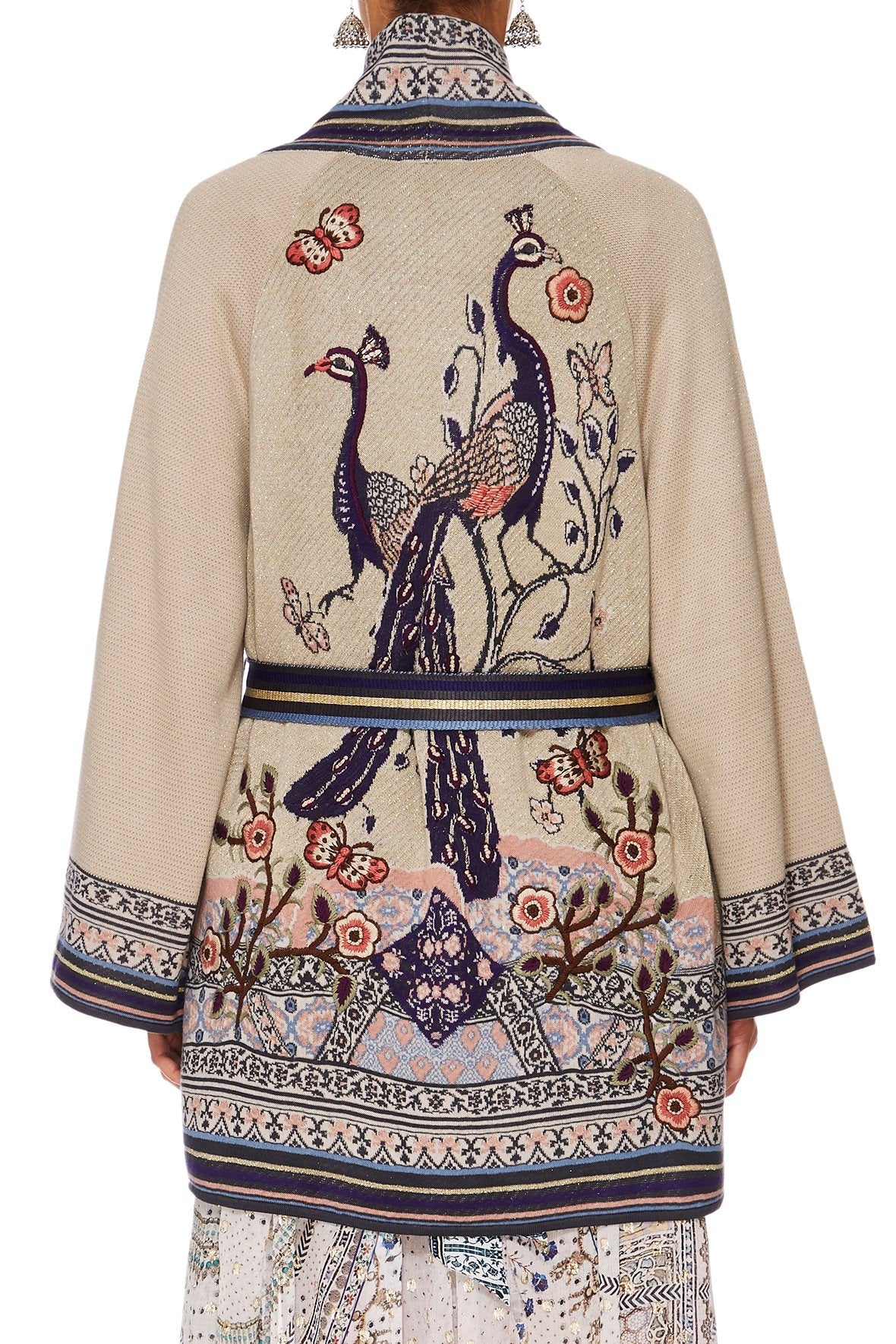 MAMA BAKSHI WIDE SLEEVE KNIT CARDI