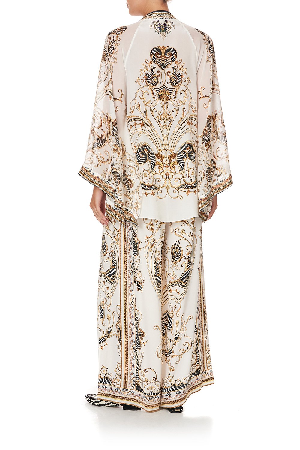 KIMONO LAYER WITH TIE NIGHT WAITING FOR DAY