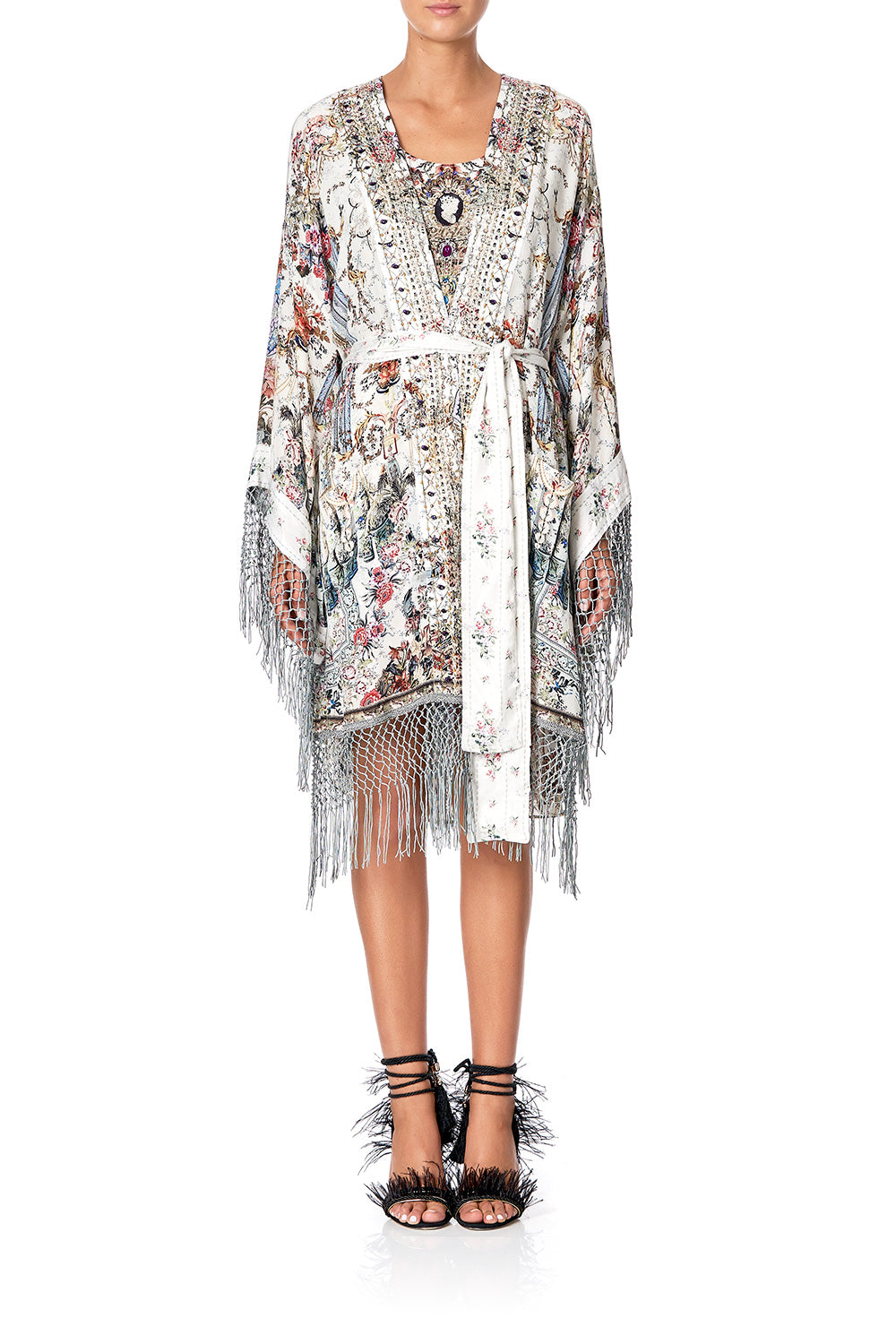 KIMONO WITH TIE BELT SOUTHERN BELLE