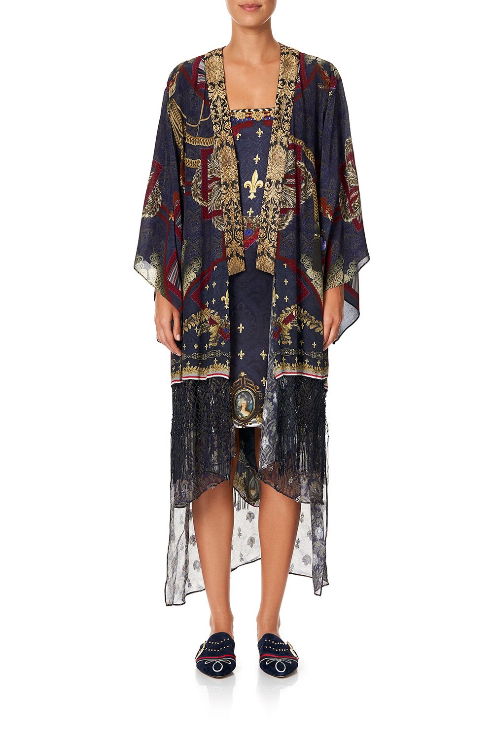 KIMONO WITH LONG UNDERLAY THIS CHARMING WOMAN