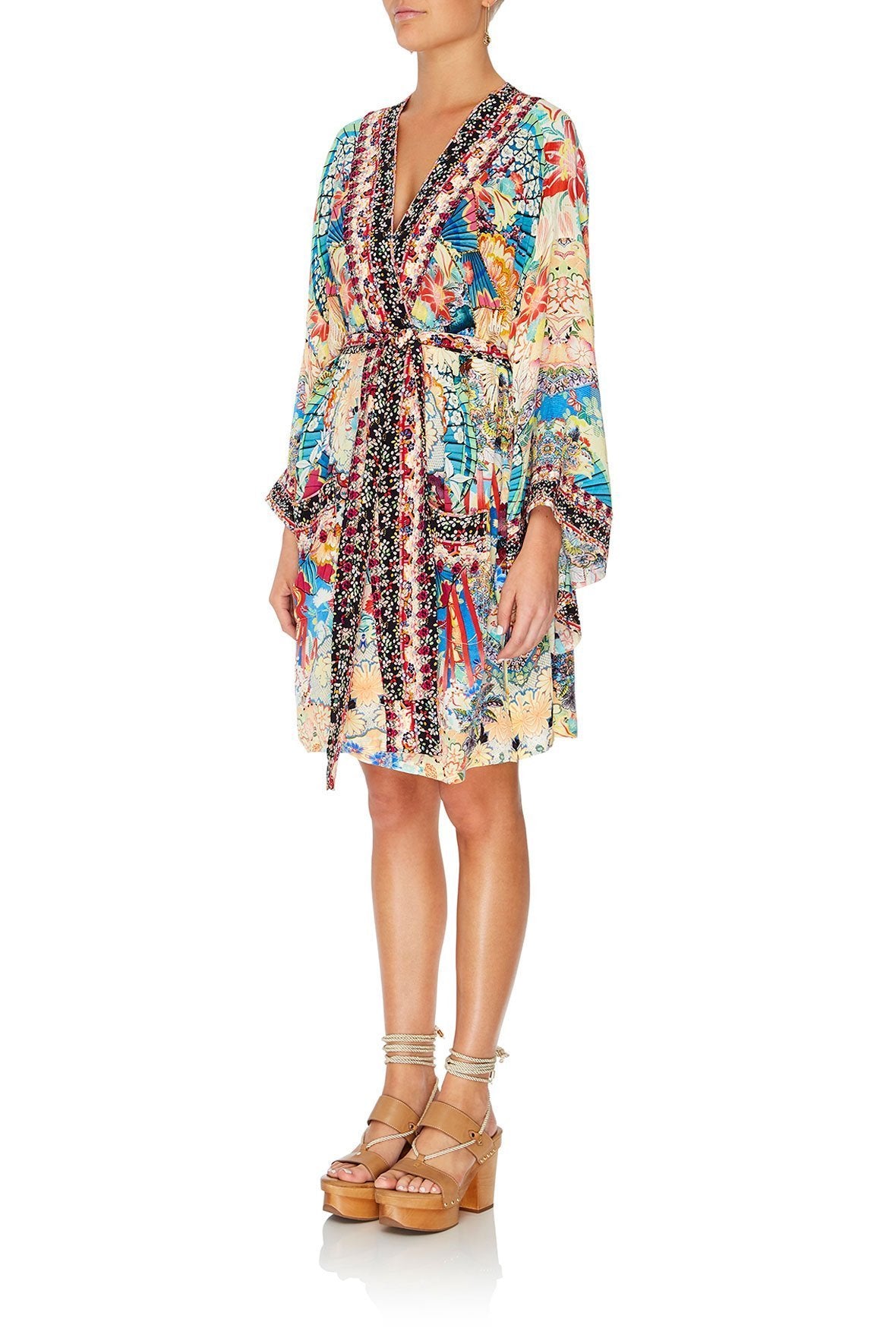 KIMONO WITH TIE BELT MISO IN LOVE