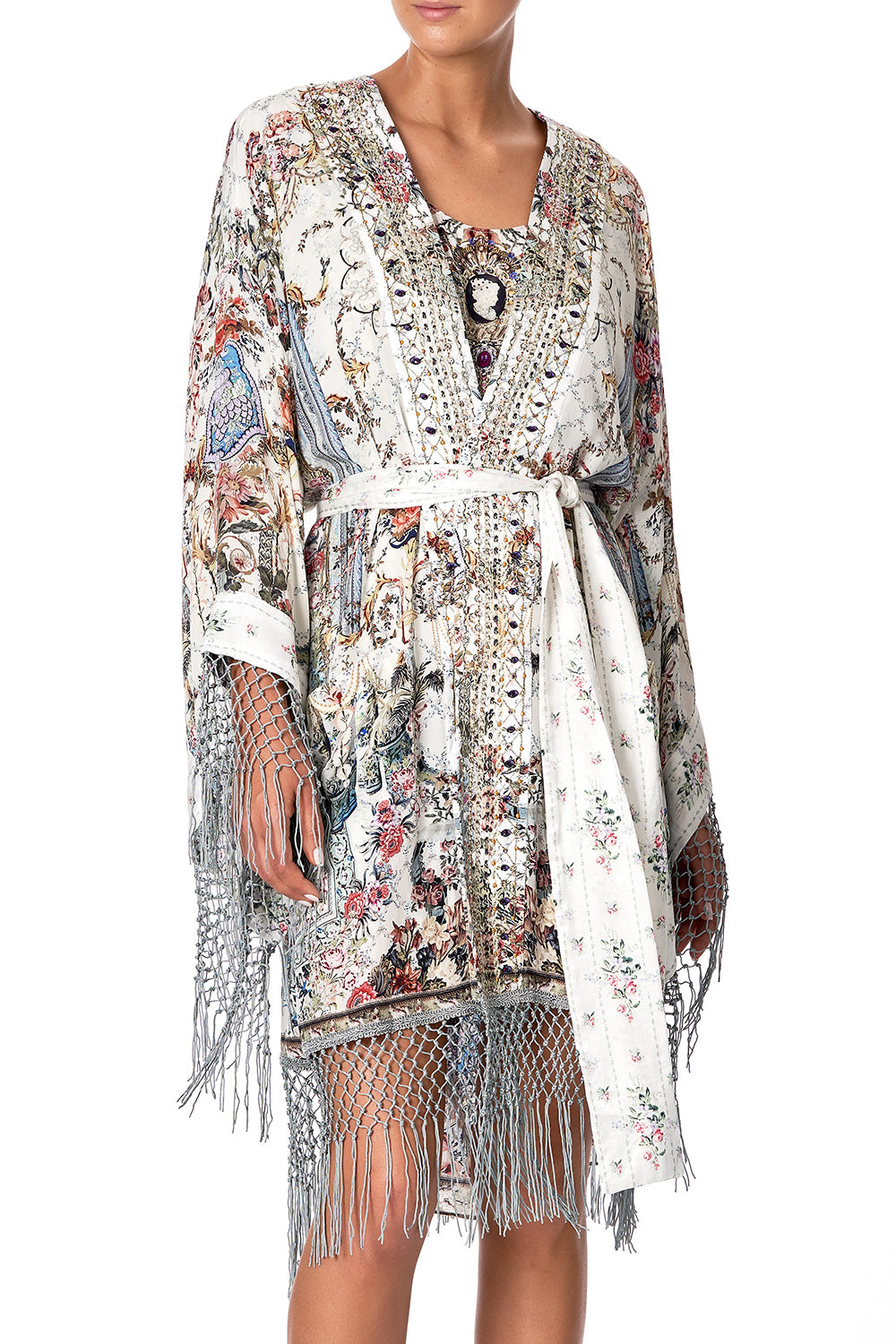 KIMONO WITH TIE BELT SOUTHERN BELLE