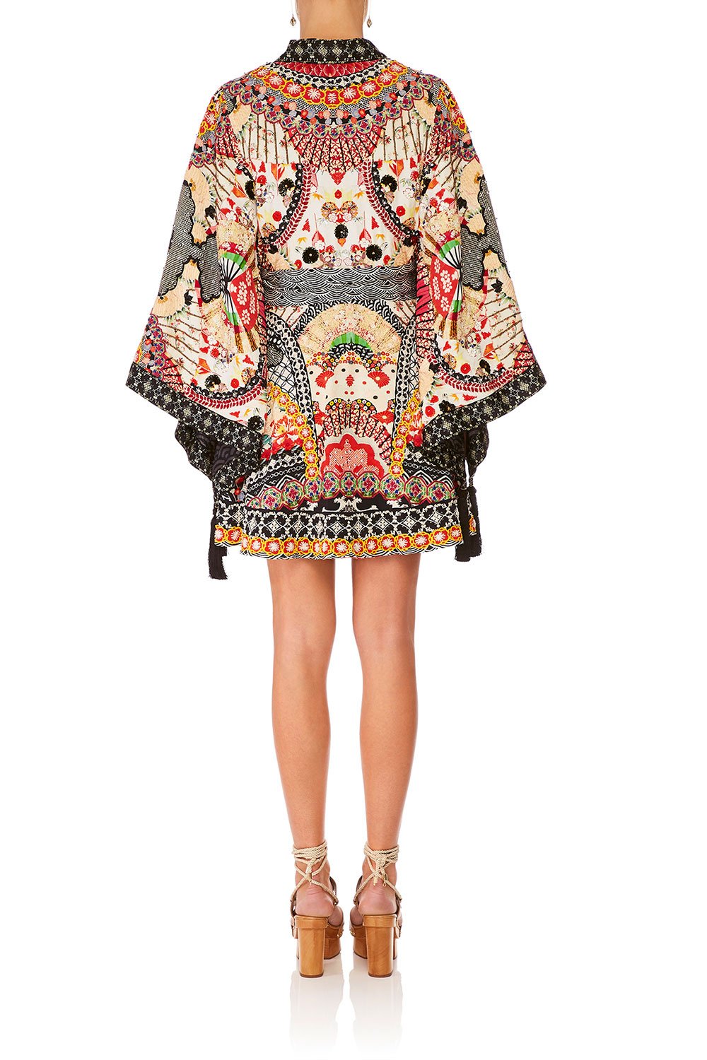 CAMILLA VINTAGE VIXEN KIMONO WRAP DRESS W OBI