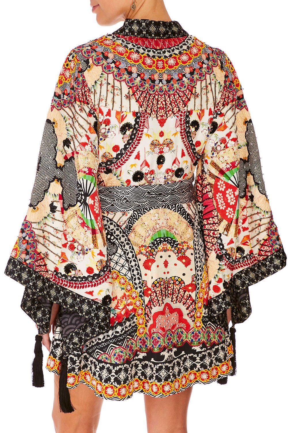 CAMILLA VINTAGE VIXEN KIMONO WRAP DRESS W OBI