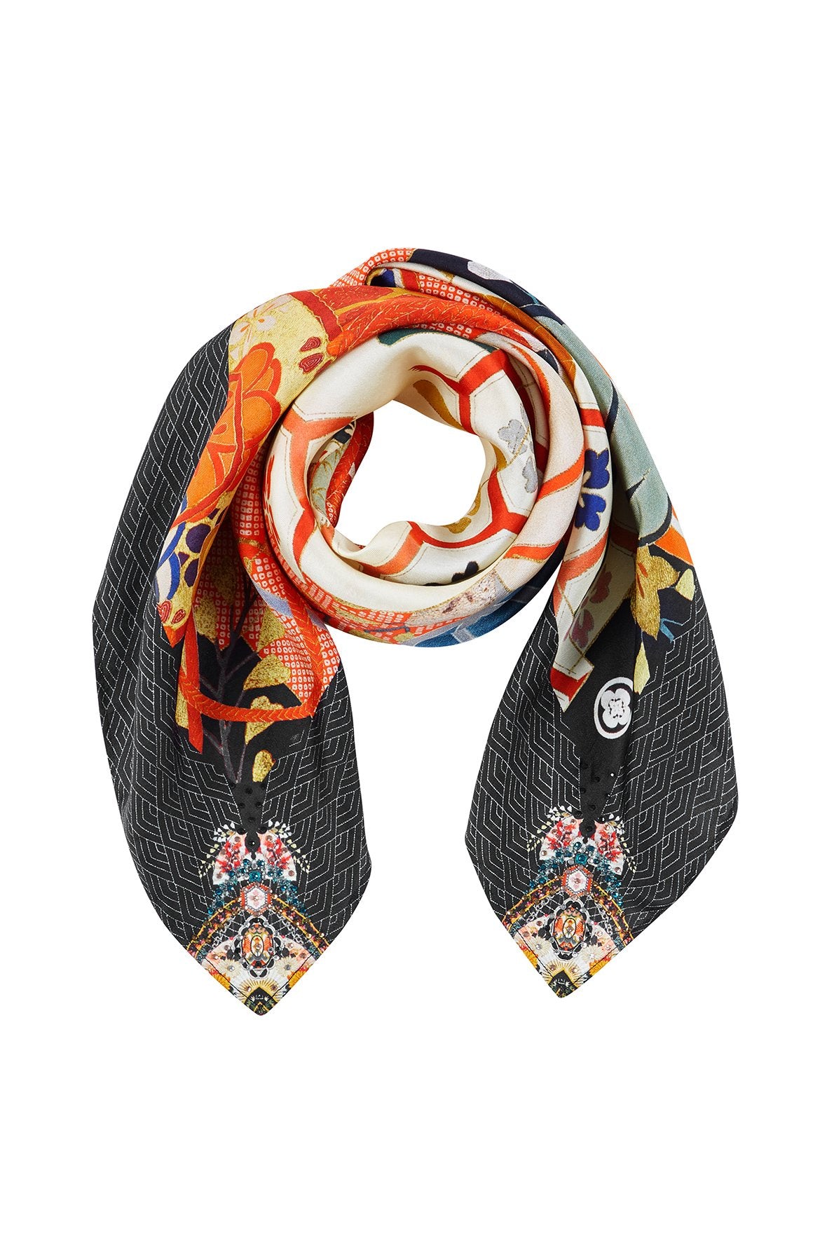 CAMILLA KISSING THE SUN LARGE SQUARE SCARF