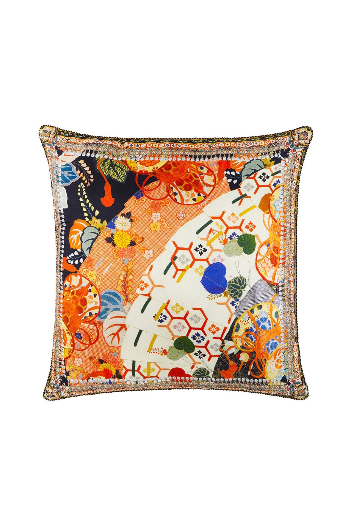 CAMILLA KISSING THE SUN LARGE SQUARE CUSHION