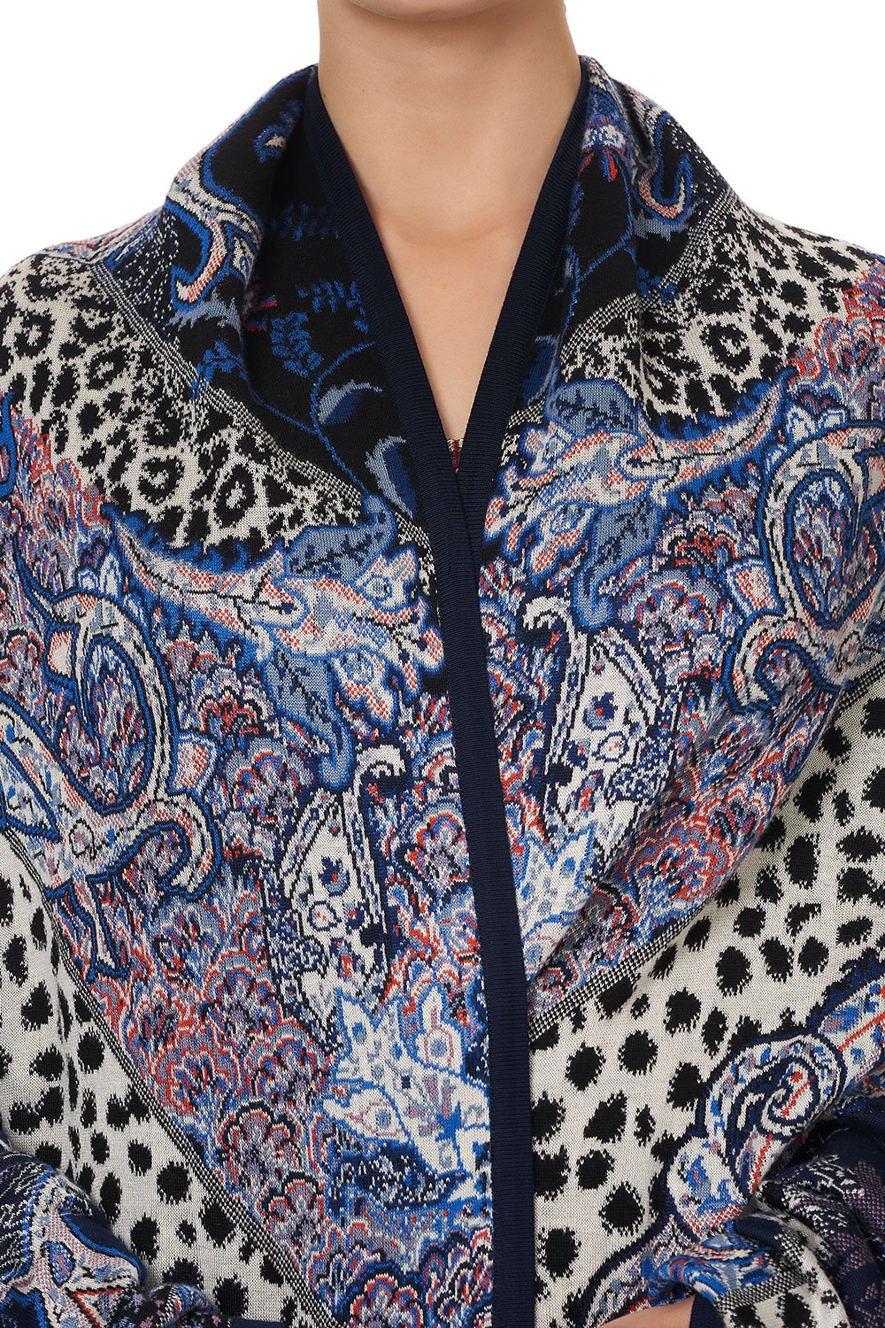 KNIT JACQUARD BLANKET FESTIVAL EXPRESS