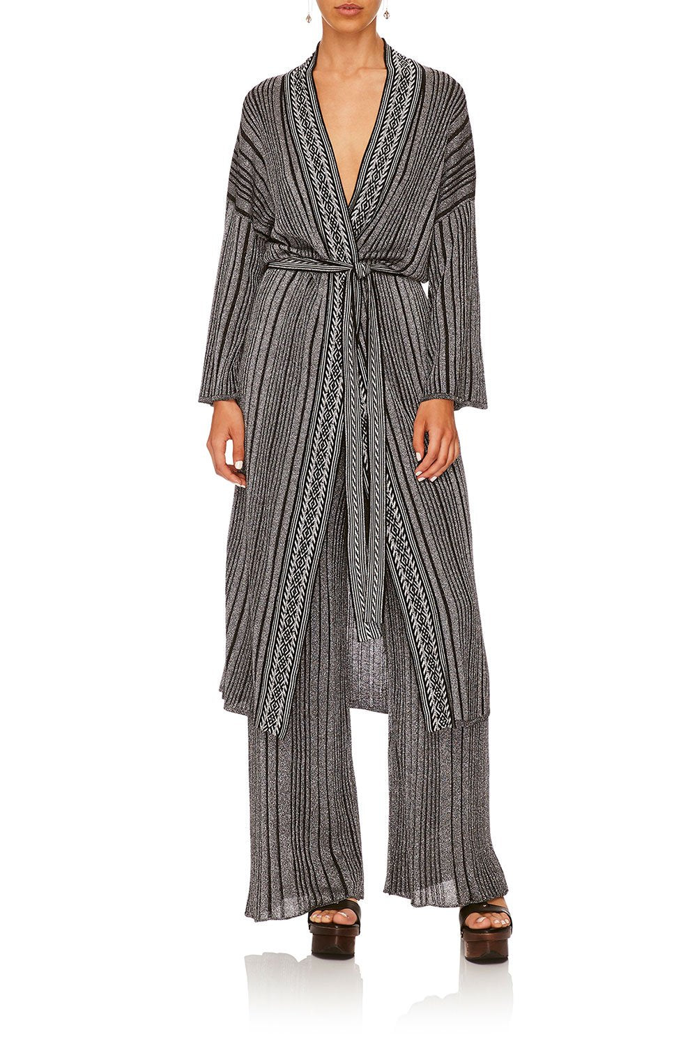 CAMILLA WILD MOONCHILD KNIT LAYERING PIECE W CROPPED SLEEVE