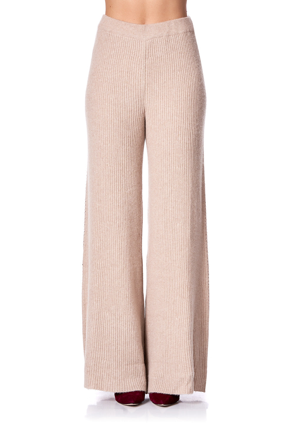 KNITTED PANT WITH SIDE DETAIL ALL MY AVIGNON