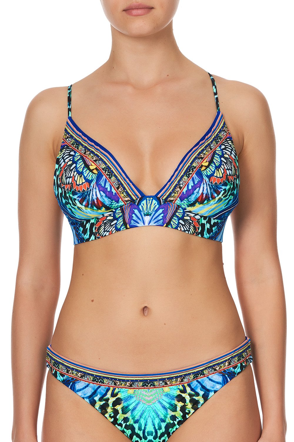 LACE BACK TRI BRA REEF WARRIOR