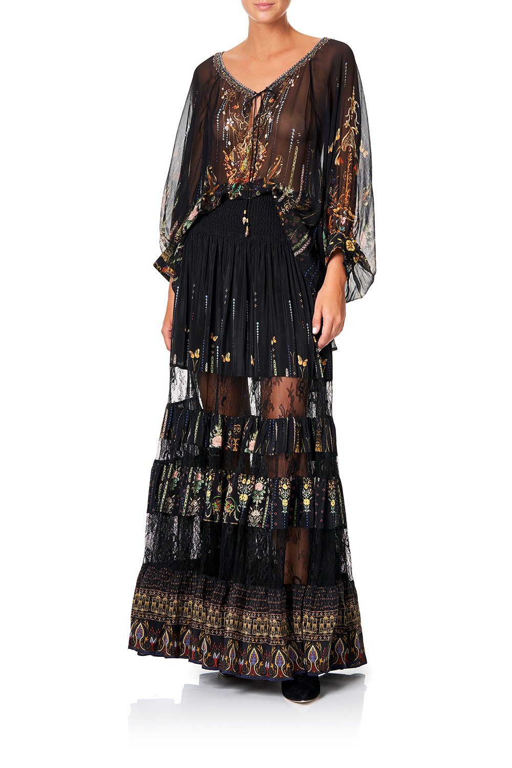 RAGLAN SLEEVE BLOUSE WITH CUFF REBELLE REBELLE