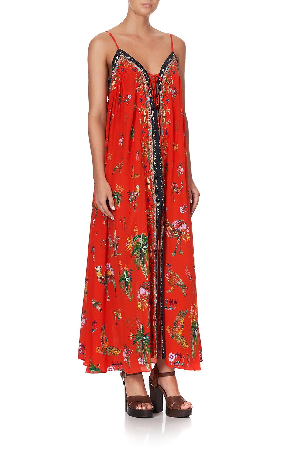 LACE UP FRONT DRESS CINEMA PARADISO