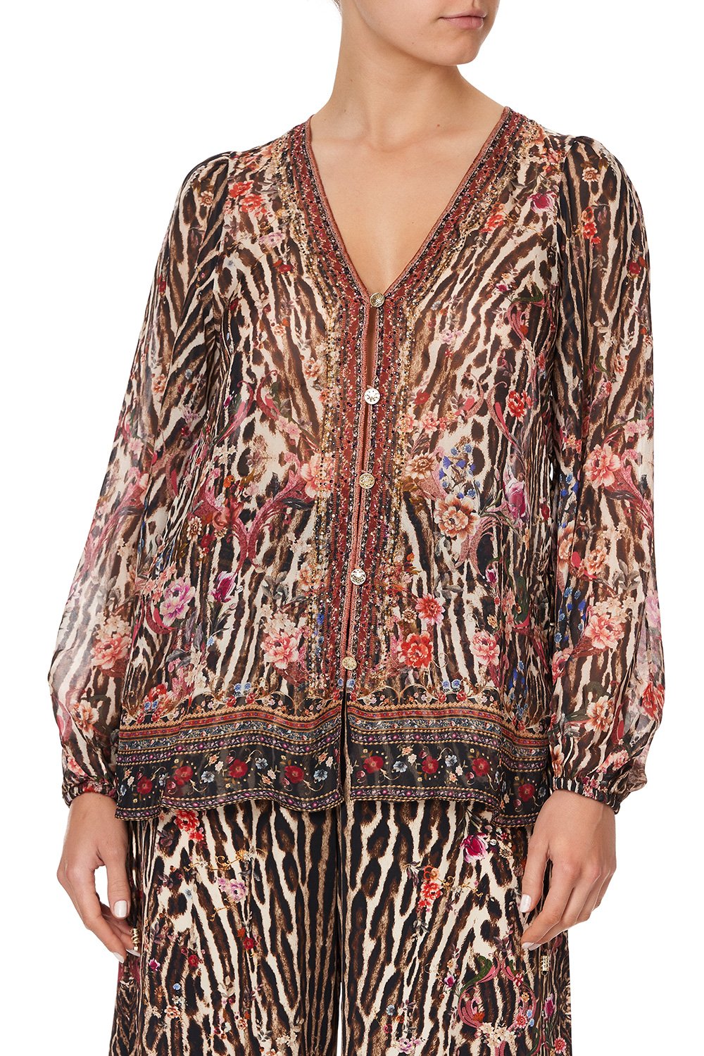 LACE UP SIDE BLOUSE LIV A LITTLE