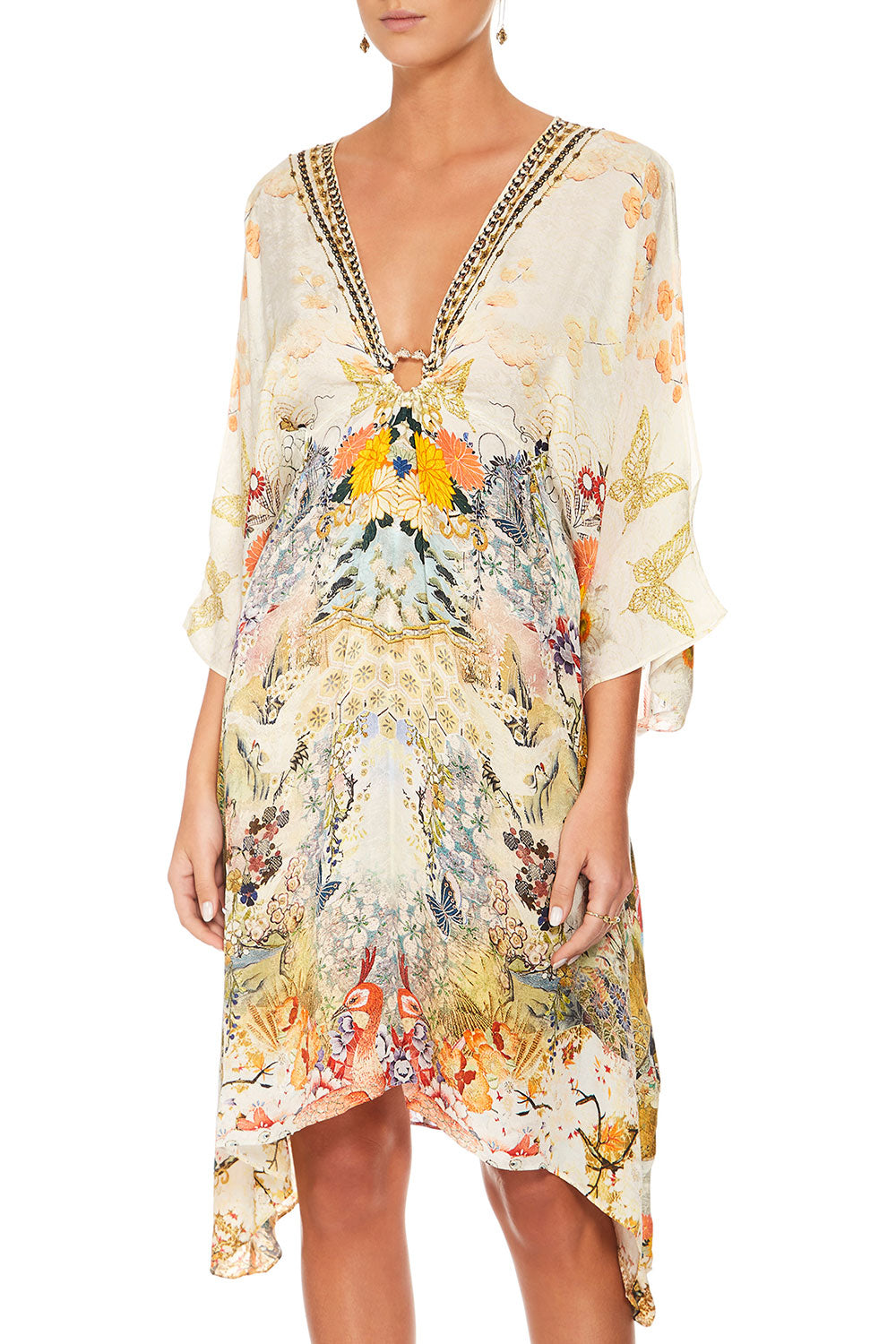 CAMILLA LADY LABYRINTH SHORT KAFTAN W HARDWARE