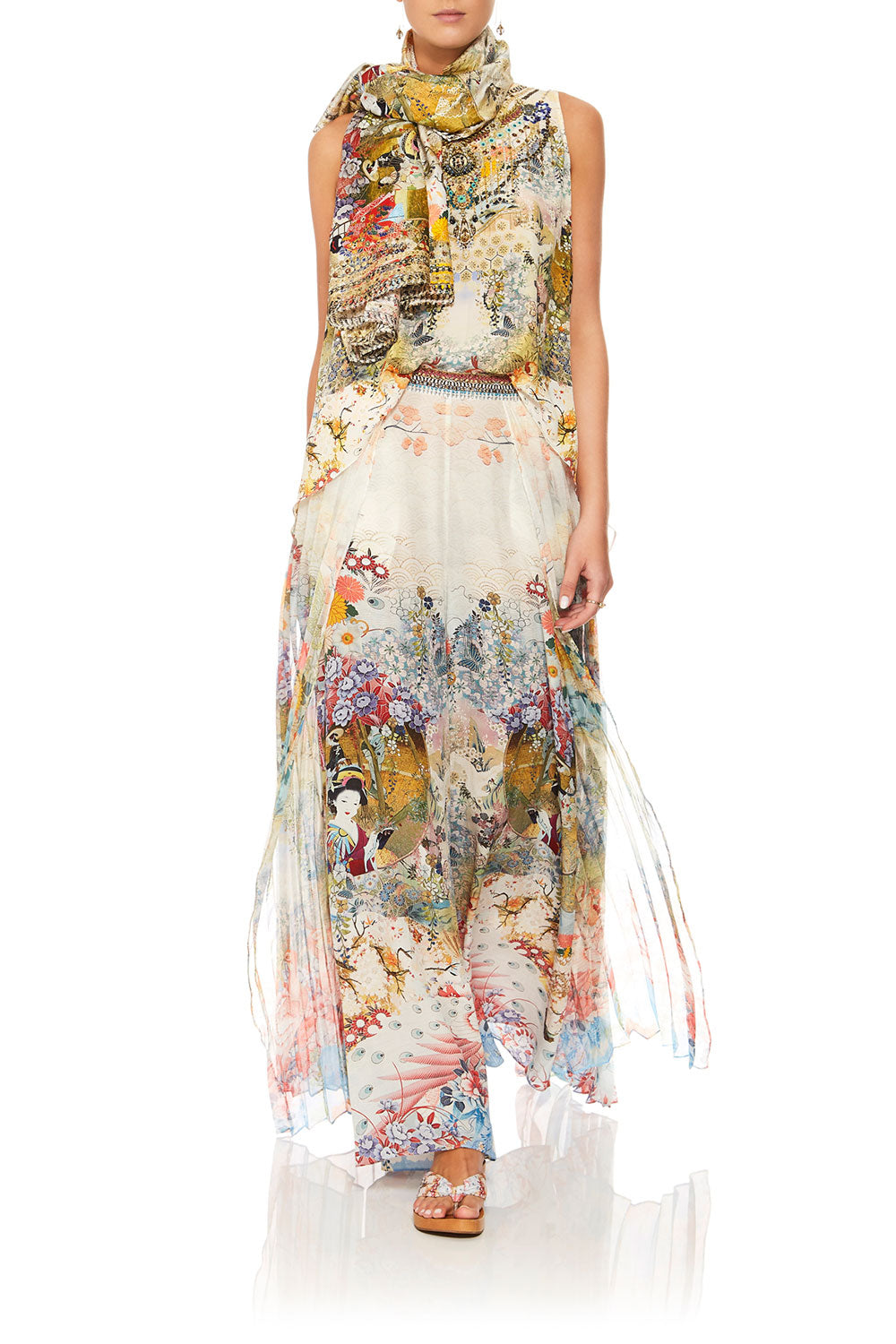 CAMILLA LADY LABYRINTH LARGE SQUARE SCARF