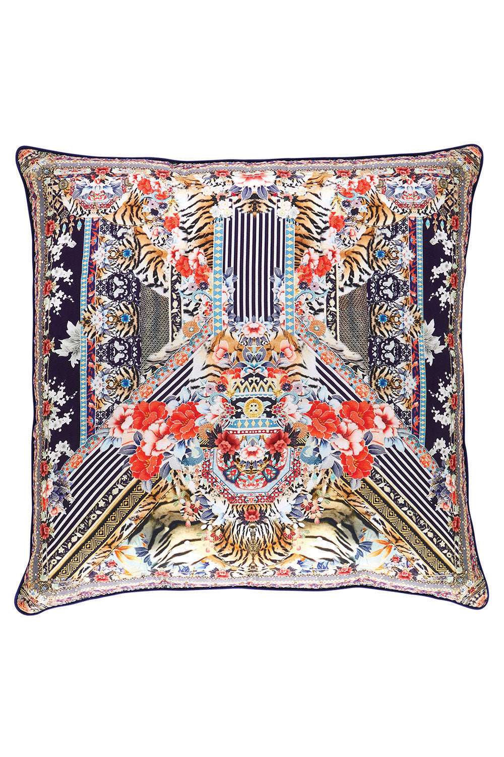CAMILLA THE LONELY WILD LARGE SQUARE CUSHION