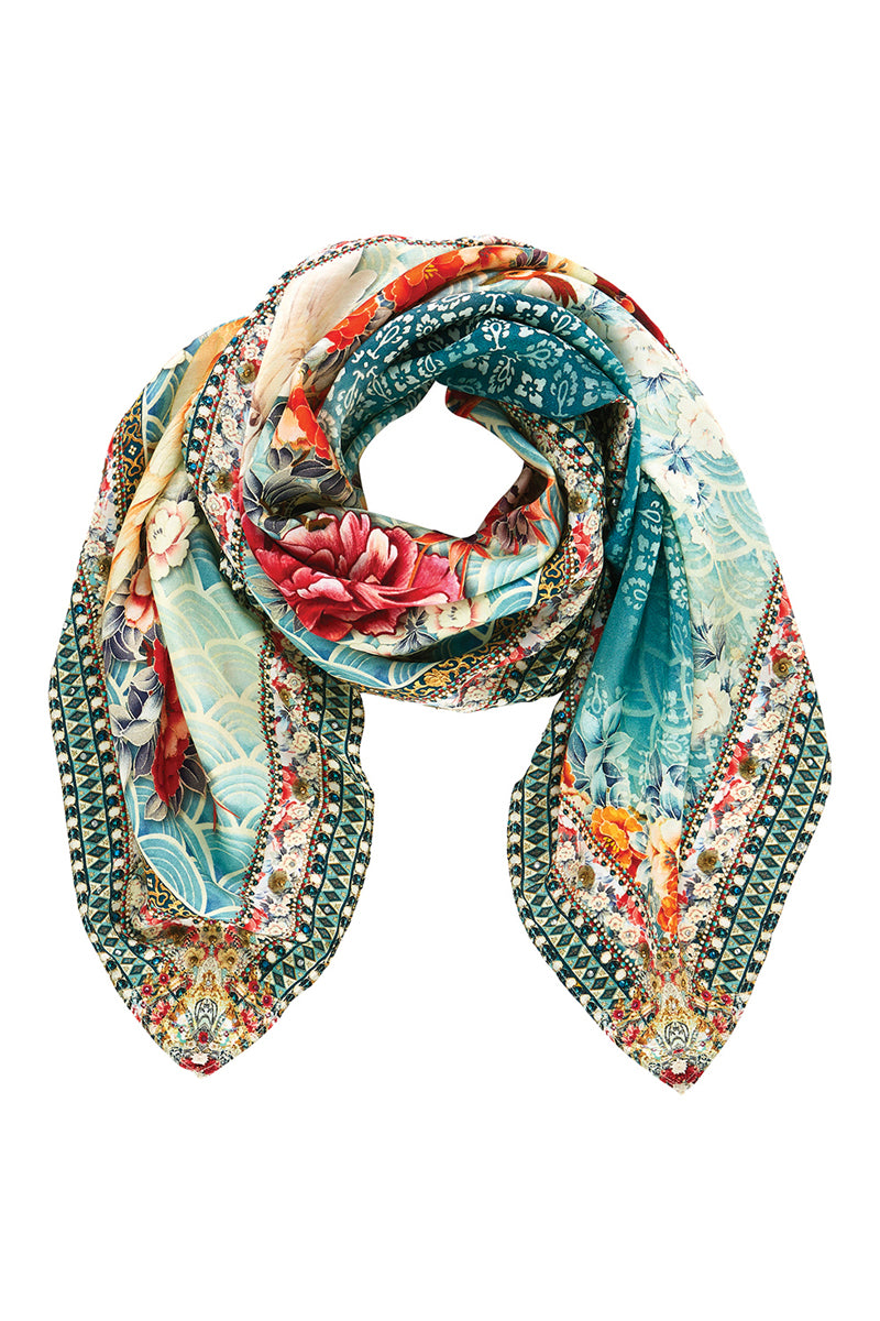 CAMILLA HER HEIRLOOM LARGE SQUARE SCARF