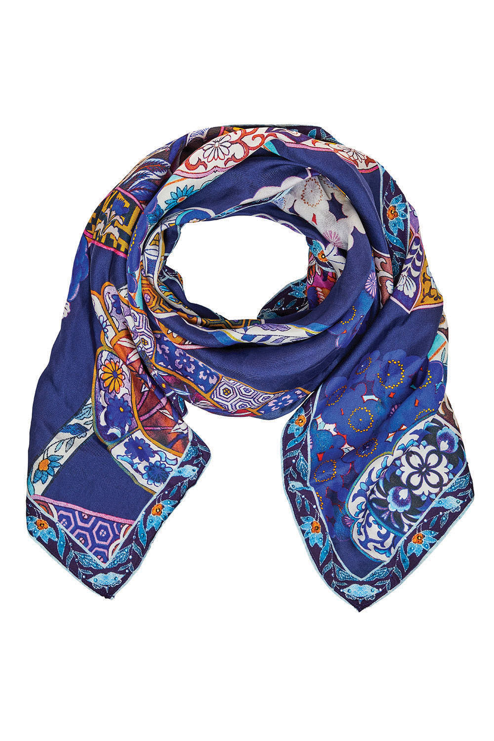 CAMILLA STAR GAZER LARGE SQUARE SCARF