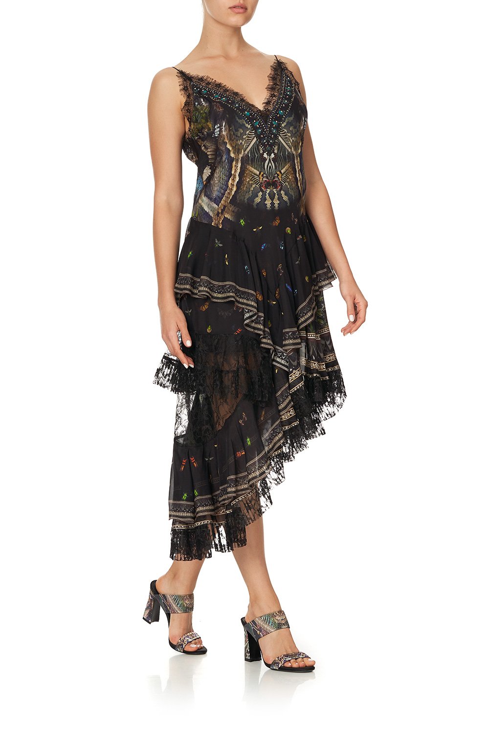 LAYERED ASYMMETRICAL DRESS MATERNAL INSTINCT