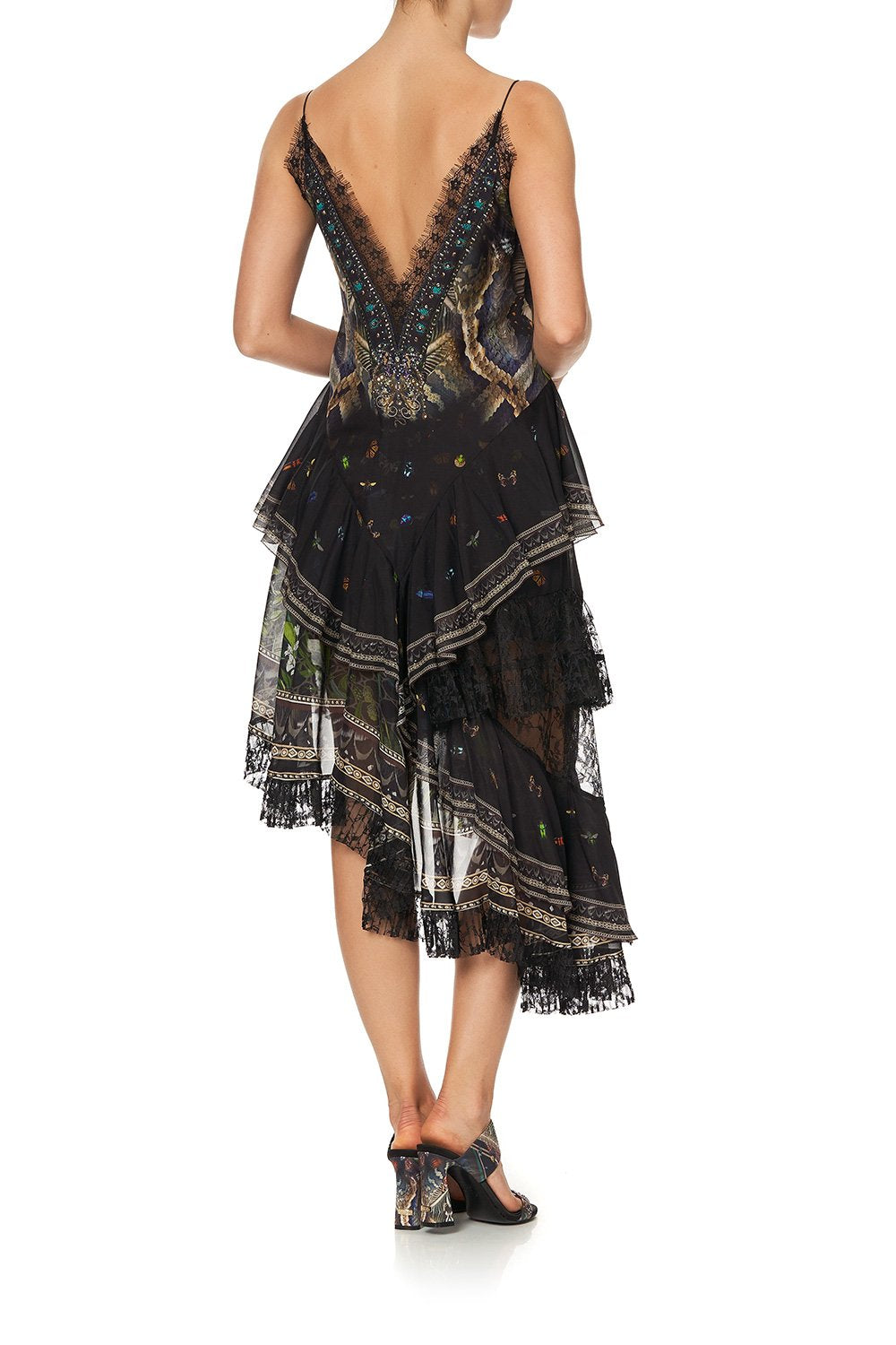 LAYERED ASYMMETRICAL DRESS MATERNAL INSTINCT