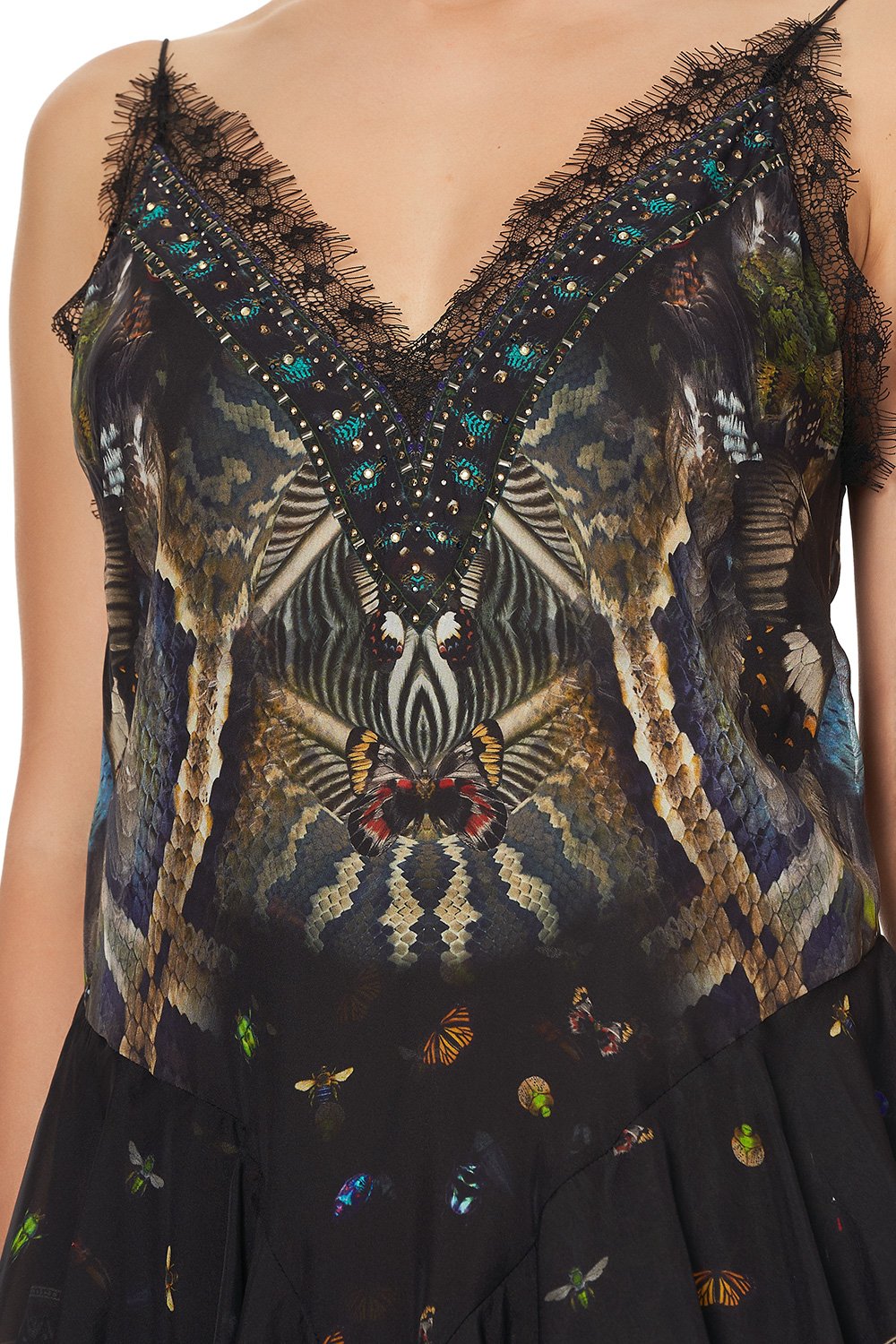 LAYERED ASYMMETRICAL DRESS MATERNAL INSTINCT