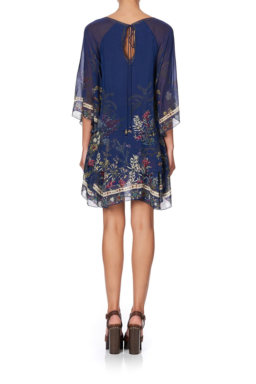 LAYERED FRILL SHORT DRESS WINGS IN ARMS