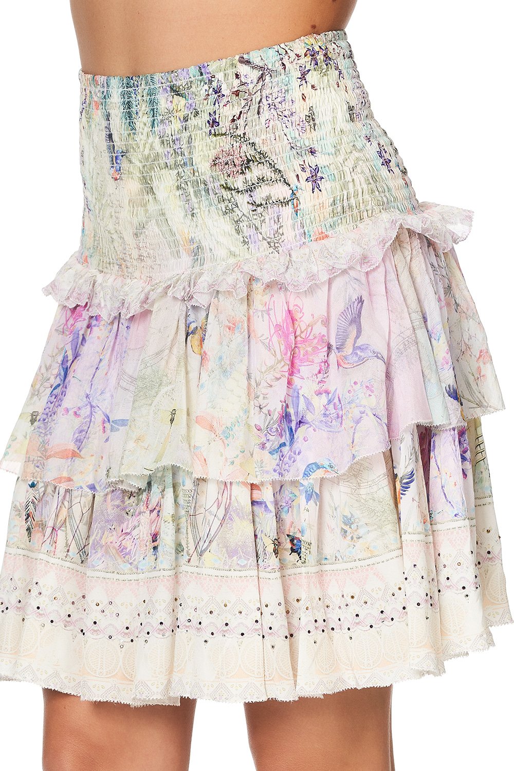 LAYERED FRILL SKIRT MERMAID MILLA