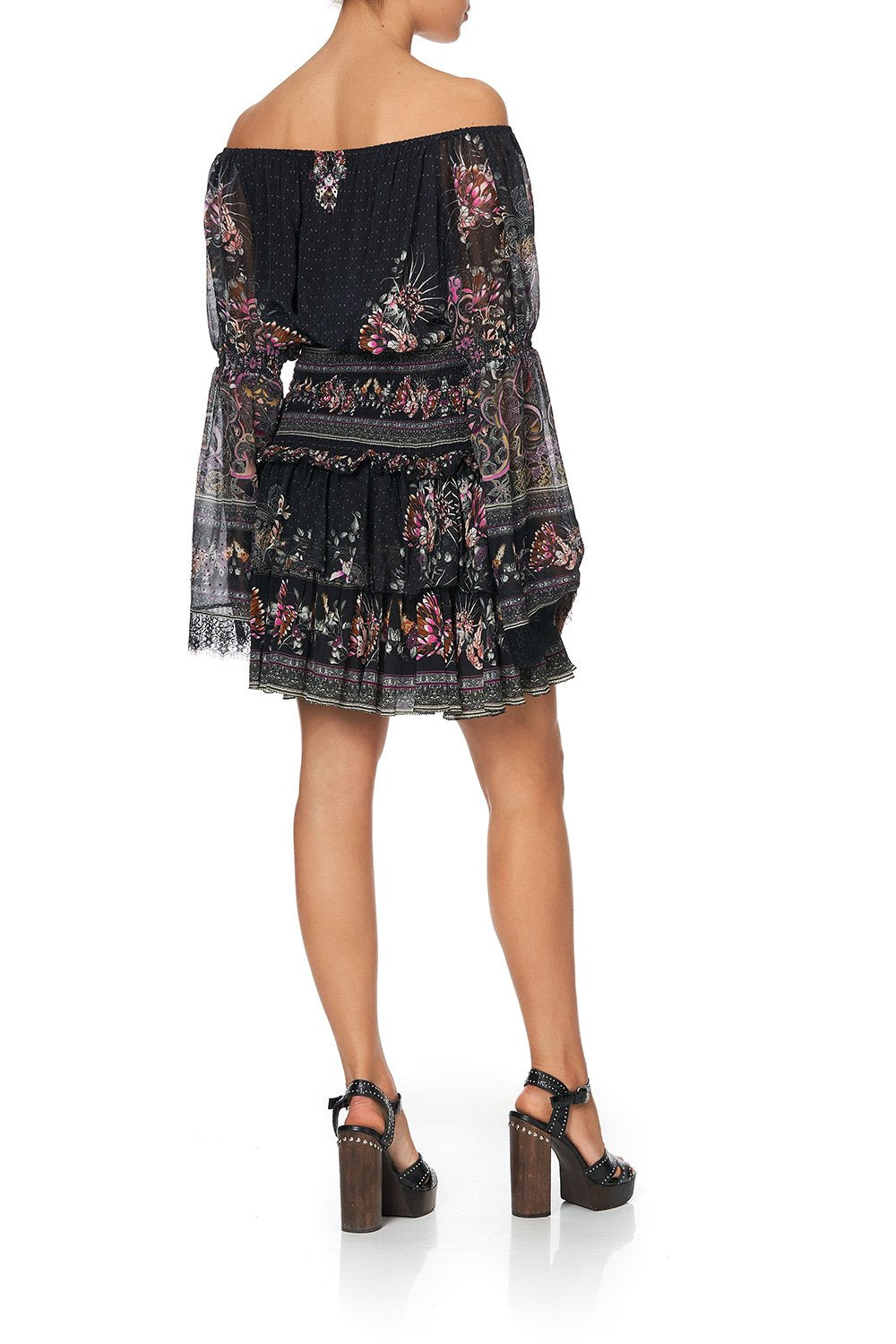 LAYERED FRILL SKIRT RESTLESS NIGHTS