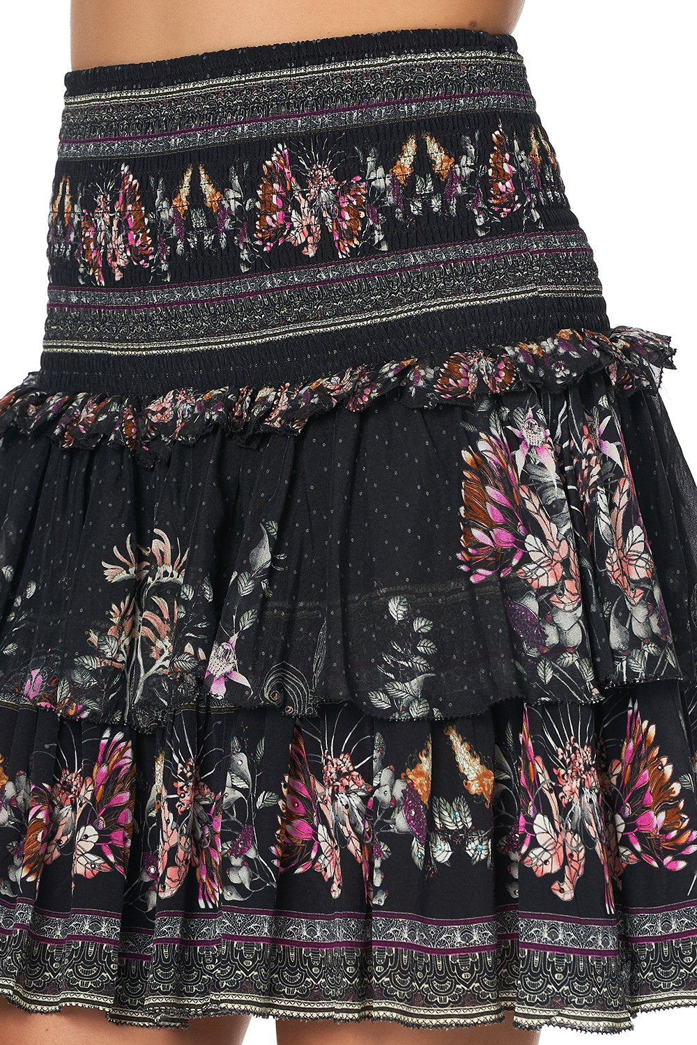 LAYERED FRILL SKIRT RESTLESS NIGHTS