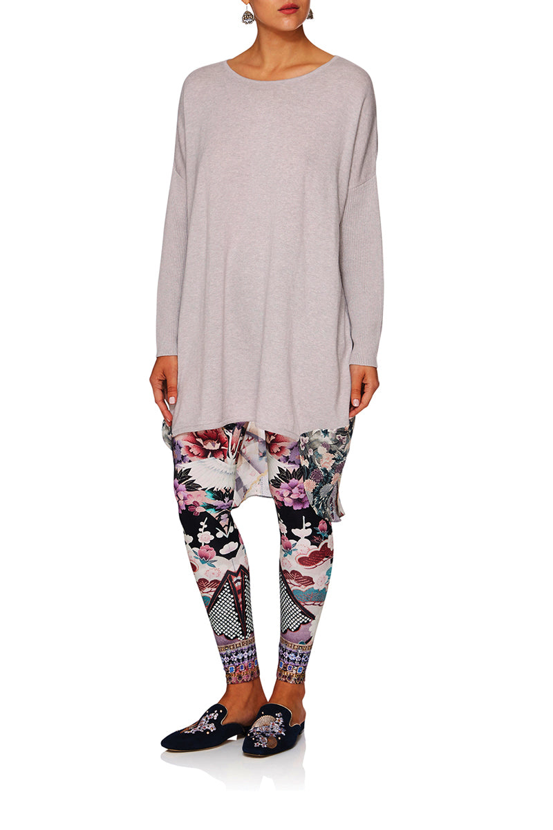 CAMILLA IN HER SHOES LONG SLEEVE JUMPER W PRINT BACK