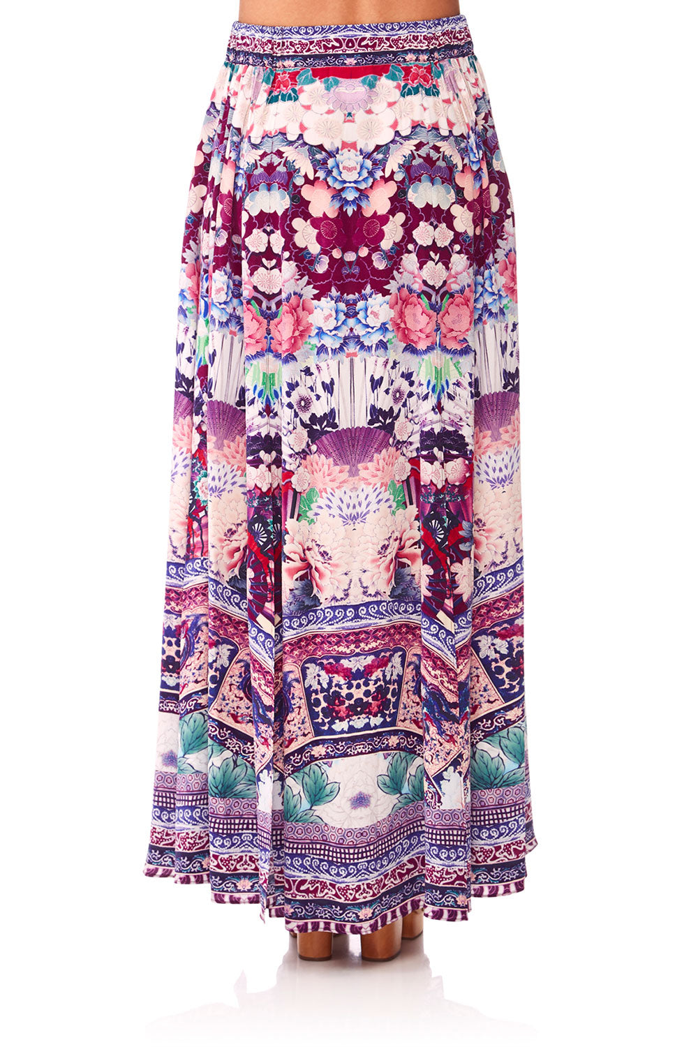 CAMILLA LITTLE OSAKA GIRL ELASTIC WAIST SKIRT W SPLITS