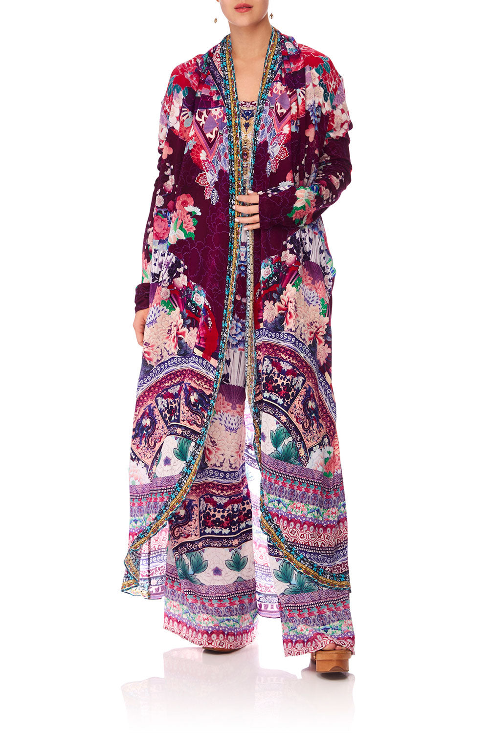 LITTLE OSAKA GIRL LONG CASUAL JACKET W POCKETS