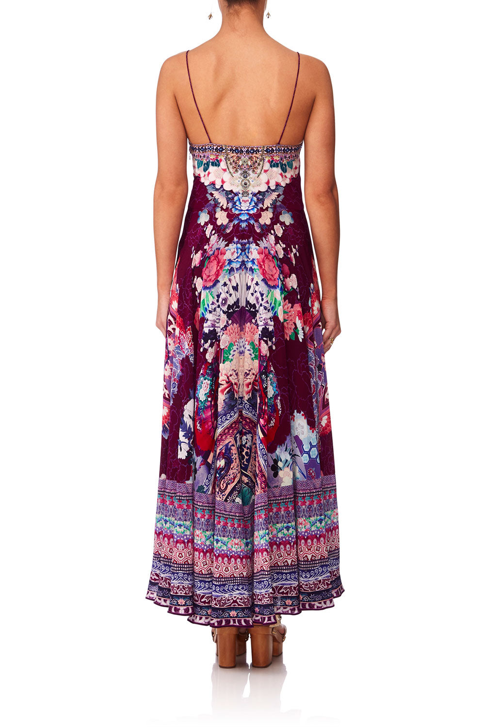 CAMILLA LITTLE OSAKA GIRL LONG DRESS W TIE FRONT