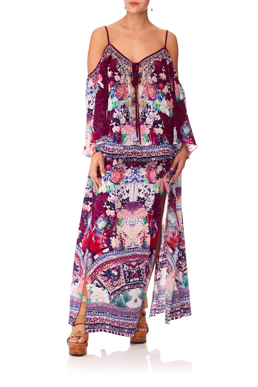 CAMILLA LITTLE OSAKA GIRL LONG SLEEVE DROP SHOULDER TOP