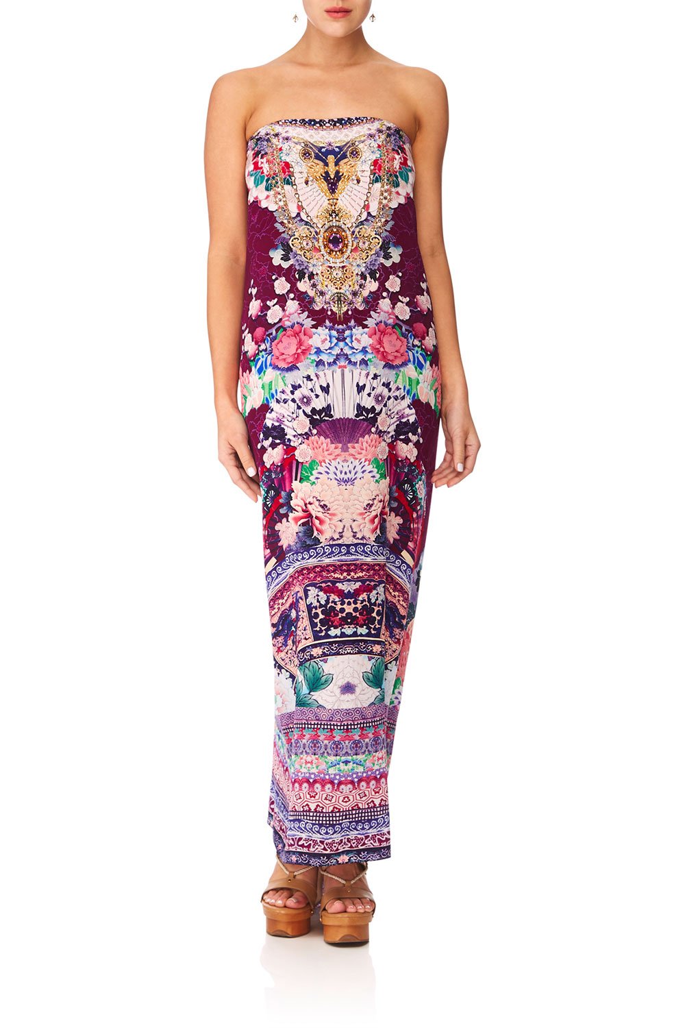 CAMILLA LITTLE OSAKA GIRL ROUND NECK KAFTAN