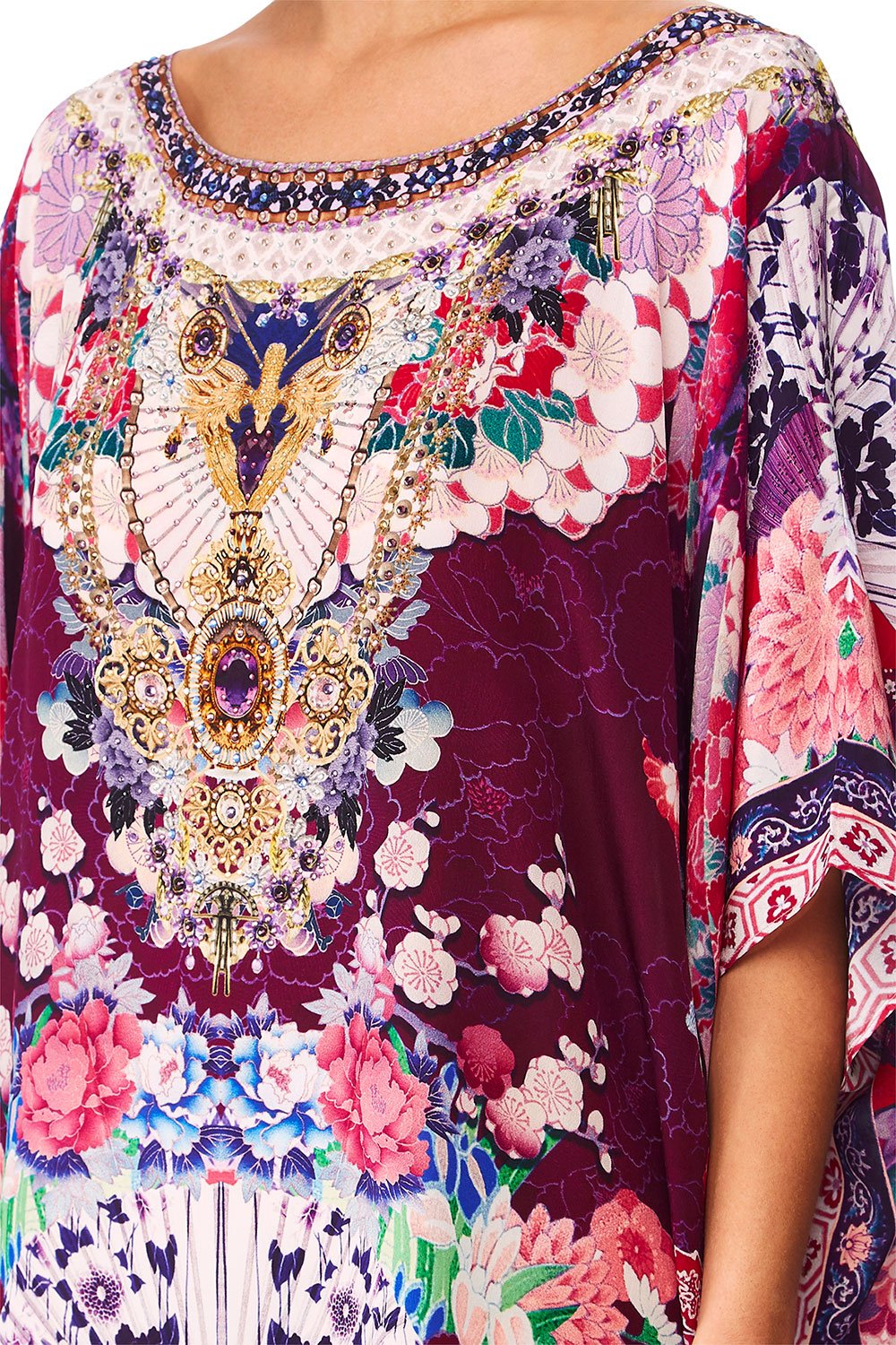 CAMILLA LITTLE OSAKA GIRL ROUND NECK KAFTAN