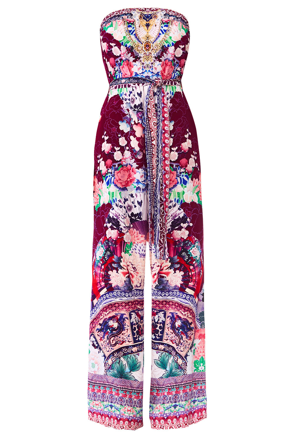 CAMILLA LITTLE OSAKA GIRL TIE WAIST STRAPLESS JUMPSUIT