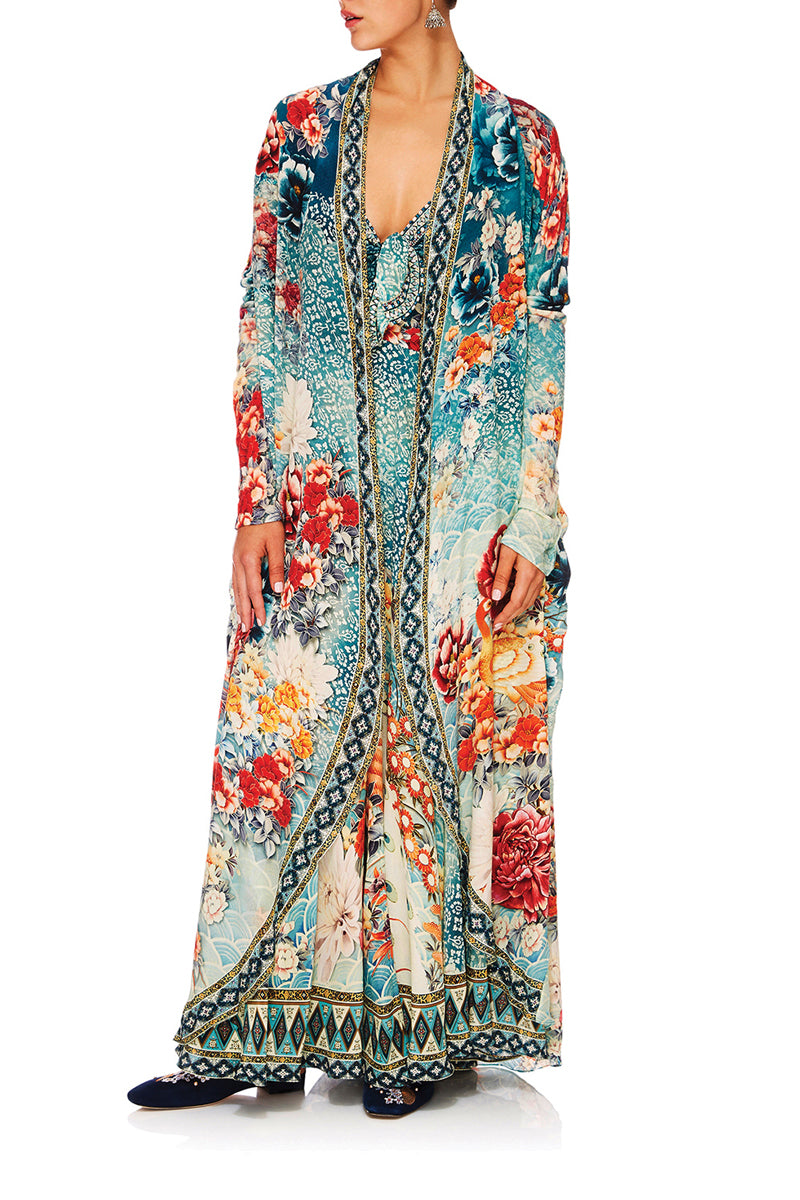 CAMILLA HER HEIRLOOM LONG CASUAL JACKET W POCKETS