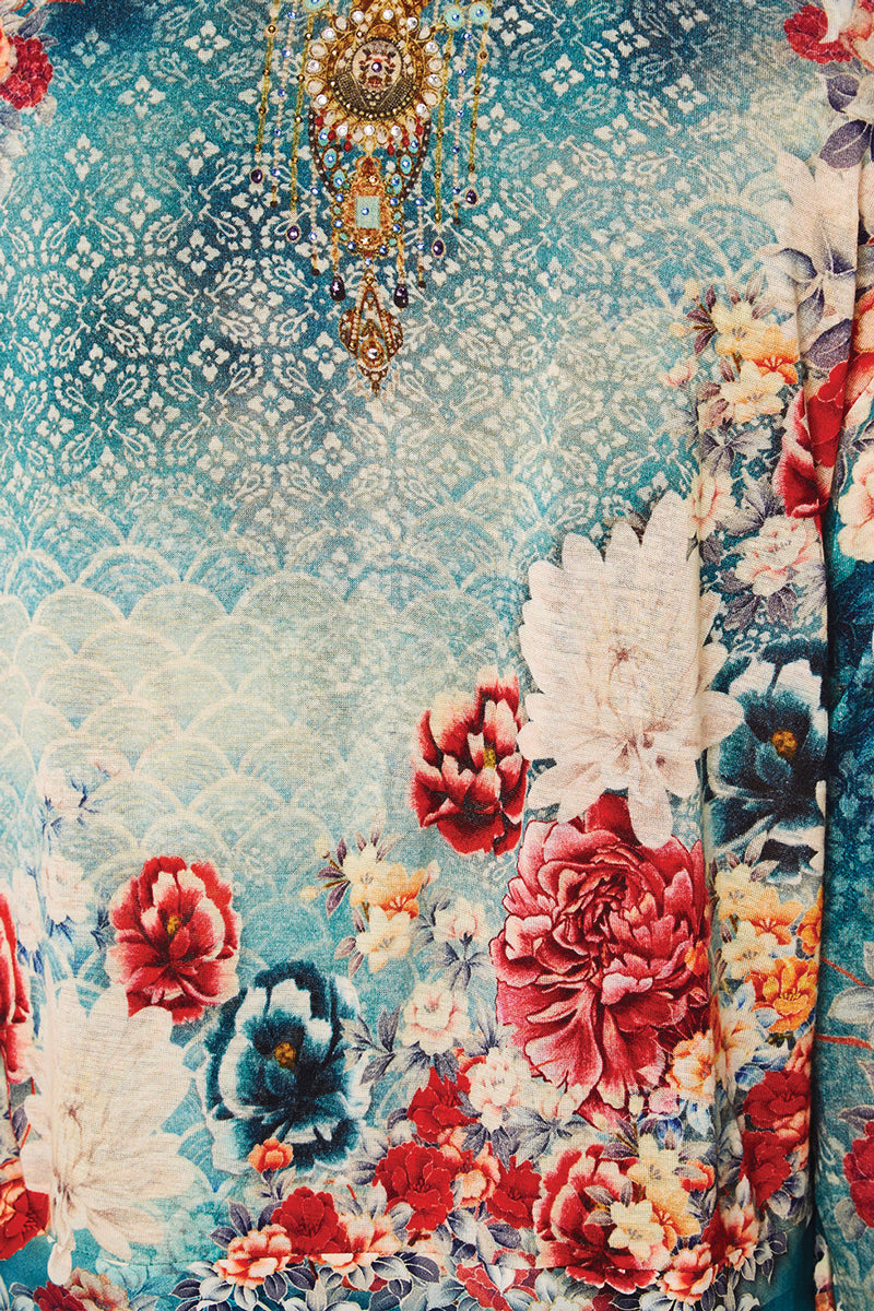 CAMILLA HER HEIRLOOM LONG CASUAL JACKET W POCKETS