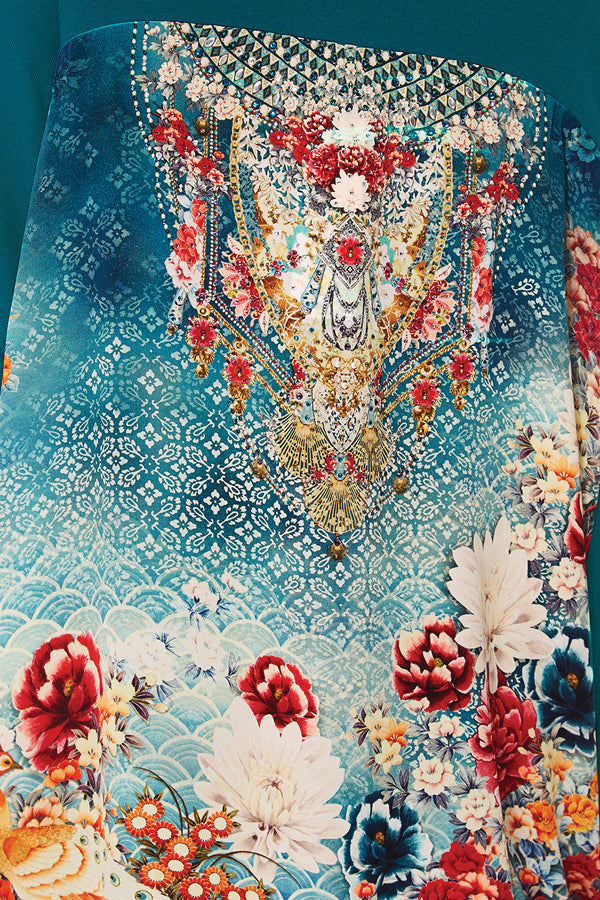 HER HEIRLOOM LONG SLEEVE JUMPER W PRINT BACK