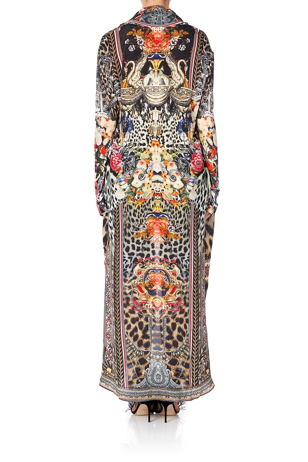 CAMILLA LONG CASUAL JACKET WITH POCKETS MARAIS AT MIDNIGHT