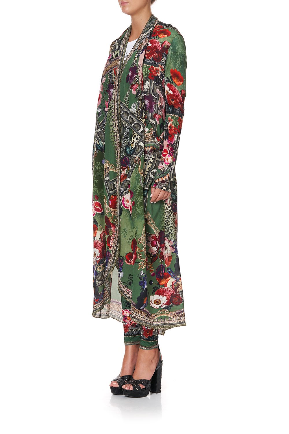 LONG CASUAL JACKET WITH POCKETS TALES OF TIME