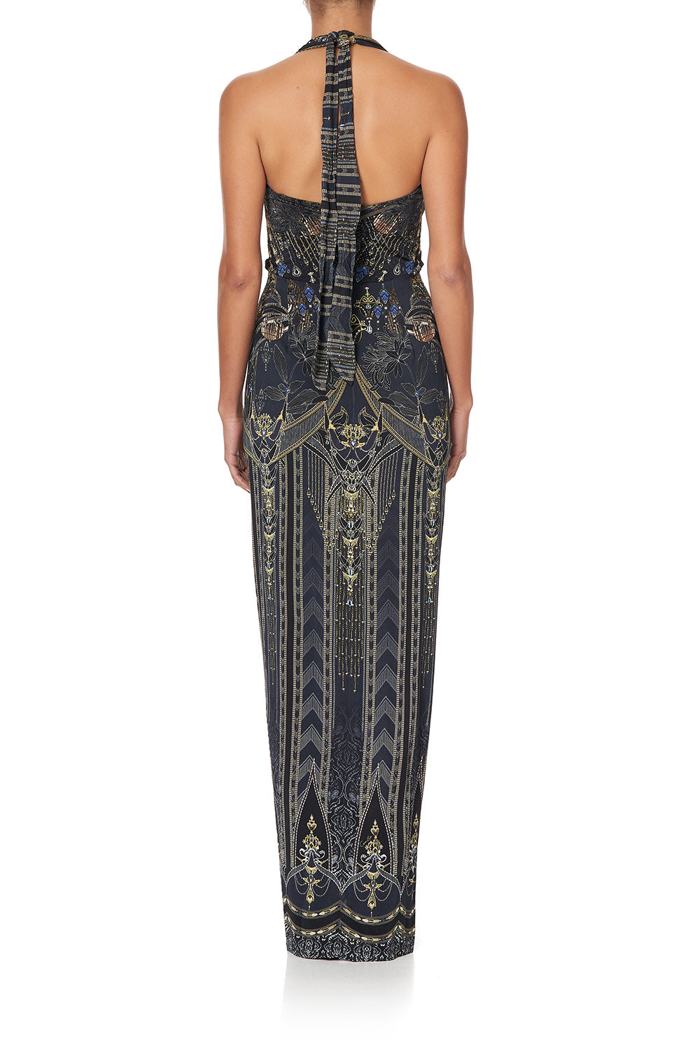 LONG JERSEY HALTER DRESS GREAT SCOTT