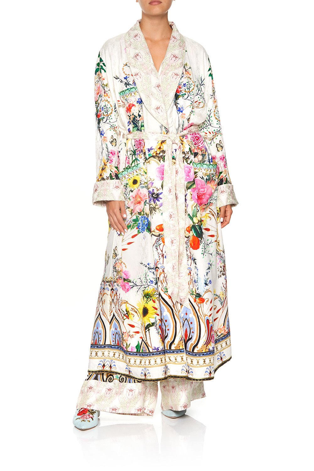 LONG ROBE WITH TIE BOHEME