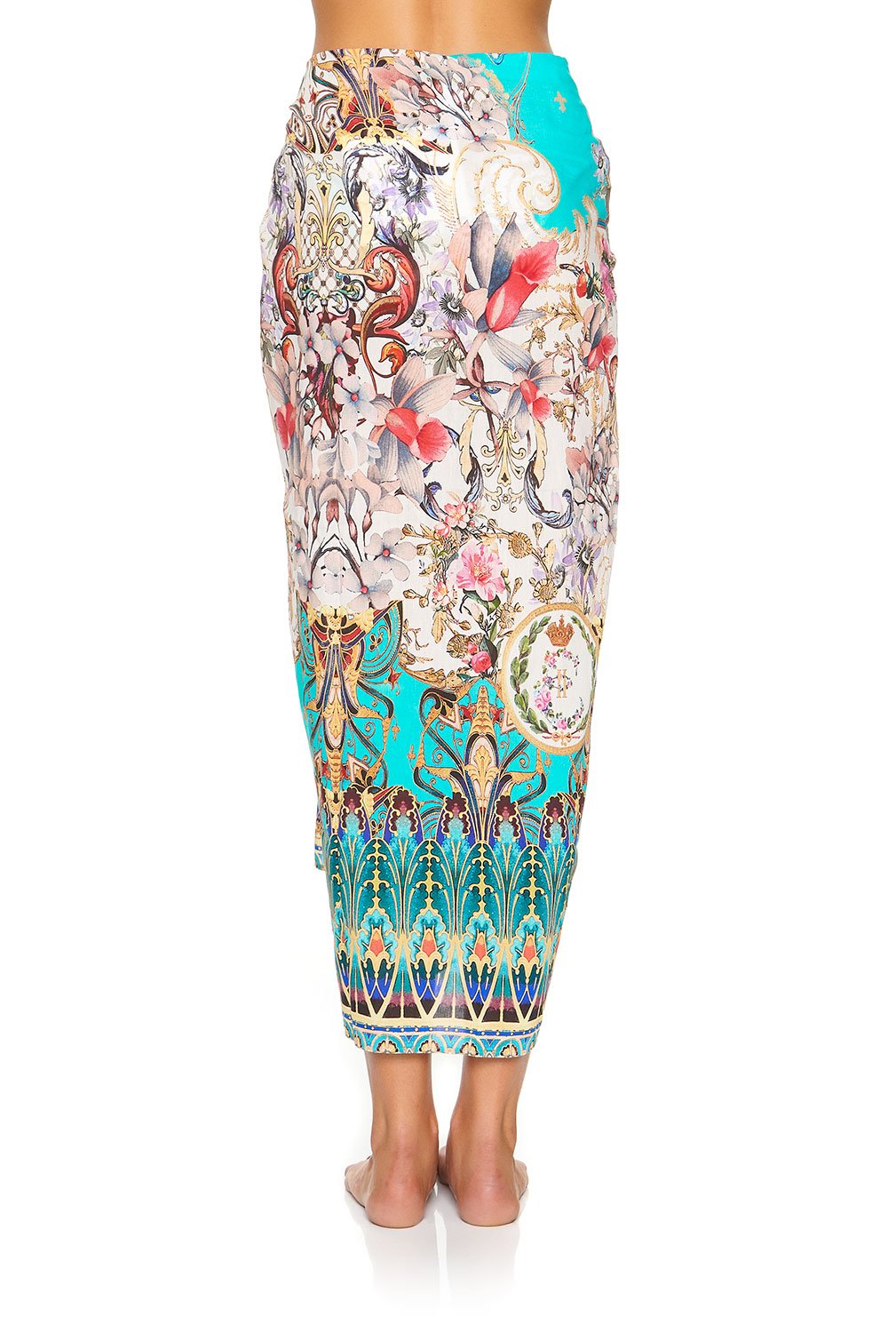 CAMILLA LONG SARONG FLORAISON